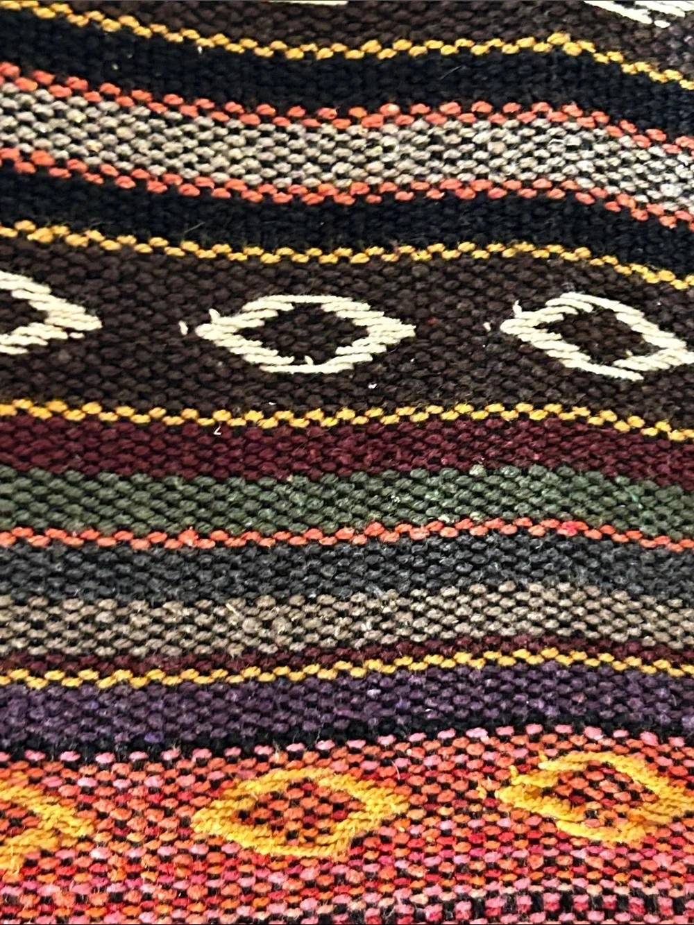 World Market Tapestry Multi Color Tote Bag Overnighter Carry On Travel Vacation